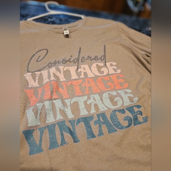 Bella Canvas Tops - LAST CALL       CONSIDERED VINTAGE' Tee Shirt
